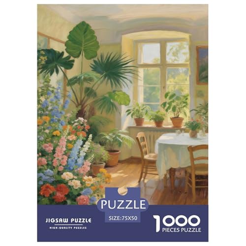Grüne Pflanzen. 1000-Teil-Puzzle Für Erwachsene. Puzzles 1000 Teilen. Erzieherische Spiele. Home-Dekoration. Puzzle 1000pcs (75x50cm) von junsuoxiao