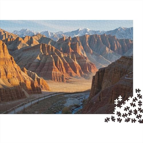 Herbst Danxia Puzzles 1000-Stück Like Bildungsspielgeschenke Dekorationspuzzles Landschaft Poster Landscape 1000pcs (75x50cm) von junsuoxiao