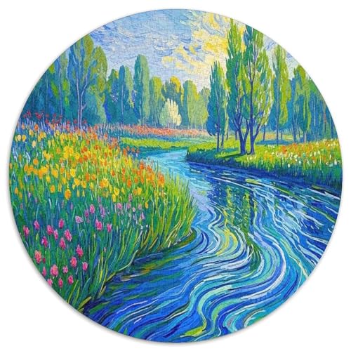 Lebhafter Fluss. Gebietete Puzzles. Gehirnvergnügung Puzzle 1000 Teile Puzzle Für Erwachsene 1000pcs (67.5x67.5cm) von junsuoxiao
