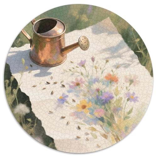 Malen Grüner Traum. Gebietete Puzzles. Gehirnvergnügung Puzzle 1000 Teile Puzzle Für Erwachsene 1000pcs (67.5x67.5cm) von junsuoxiao