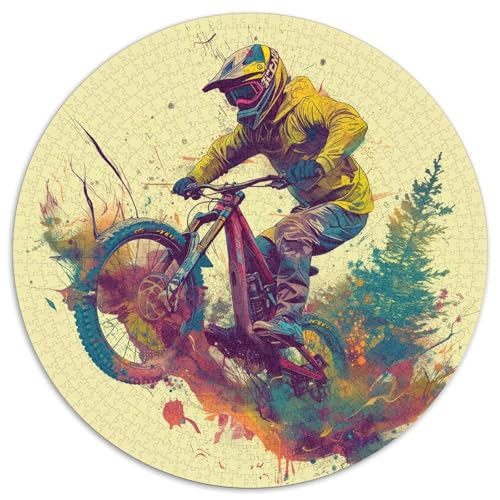 Mountainbike. Gebietete Puzzles. Gehirnvergnügung Puzzle 1000 Teile Puzzle Für Erwachsene 1000pcs (67.5x67.5cm) von junsuoxiao