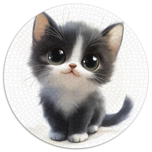 Niedliche Katze. Gebietete Puzzles. Gehirnvergnügung Puzzle 1000 Teile Puzzle Für Erwachsene 1000pcs (67.5x67.5cm) von junsuoxiao