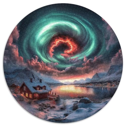 Nordlichter. Gebietete Puzzles. Gehirnvergnügung Puzzle 1000 Teile Puzzle Für Erwachsene 1000pcs (67.5x67.5cm) von junsuoxiao