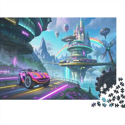 Punk Port Puzzles Für 1000-Stück Schwierig Bildungsspielgeschenke Dekoration Zu Hause Sportfahrzeug Punk Port Poster Landscape 1000pcs (75x50cm) von junsuoxiao