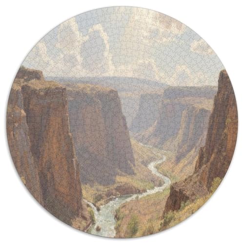 Schluchtenlandschaft. Gebietete Puzzles. Gehirnvergnügung Puzzle 1000 Teile Puzzle Für Erwachsene 1000pcs (67.5x67.5cm) von junsuoxiao