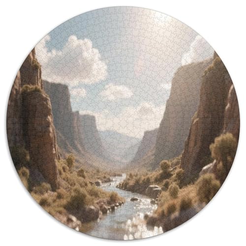 Sonnenbeschienene Schlucht. Gebietete Puzzles. Gehirnvergnügung Puzzle 1000 Teile Puzzle Für Erwachsene 1000pcs (67.5x67.5cm) von junsuoxiao