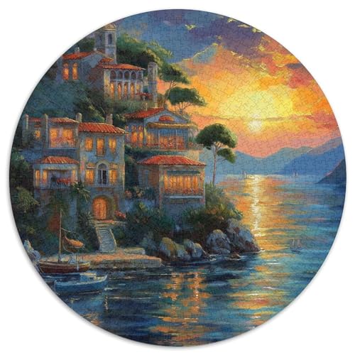 Sonnenuntergang im Hafen. Gebietete Puzzles. Gehirnvergnügung Puzzle 1000 Teile Puzzle Für Erwachsene 1000pcs (67.5x67.5cm) von junsuoxiao