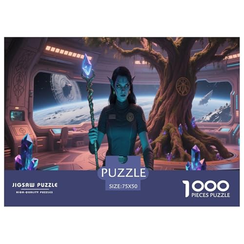 Spielinspirierte Drucke. Mythische-Kreaturen-Kunst. 1000-Teil-Puzzle Für Erwachsene. Puzzles 1000 Teilen. Erzieherische Spiele. Home-Dekoration. Puzzle 1000pcs (75x50cm) von junsuoxiao