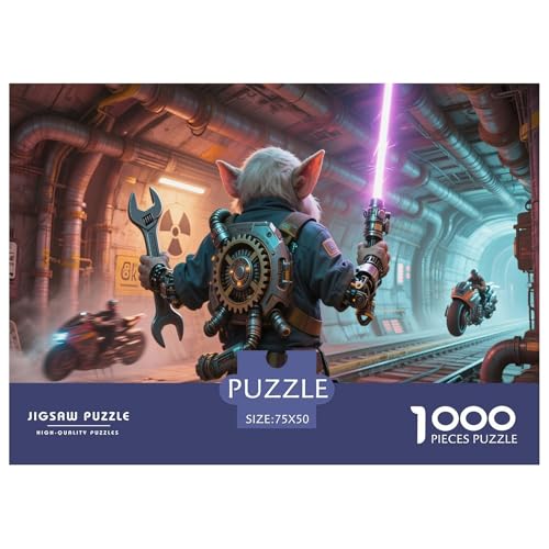 Spielinspirierte Drucke. Mythische-Kreaturen-Kunst. 1000-Teil-Puzzle Für Erwachsene. Puzzles 1000 Teilen. Erzieherische Spiele. Home-Dekoration. Puzzle 1000pcs (75x50cm) von junsuoxiao