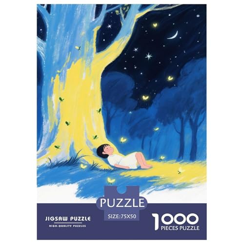 Sternen-Träume. 1000-Teil-Puzzle Für Erwachsene. Puzzles 1000 Teilen. Erzieherische Spiele. Home-Dekoration. Puzzle 1000pcs (75x50cm) von junsuoxiao