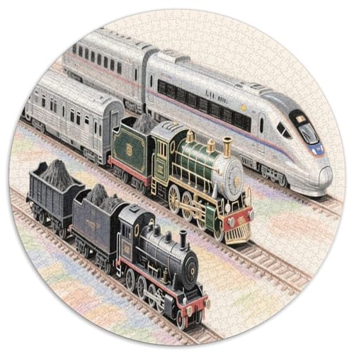 Verschiedene Züge. Gebietete Puzzles. Gehirnvergnügung Puzzle 1000 Teile Puzzle Für Erwachsene 1000pcs (67.5x67.5cm) von junsuoxiao