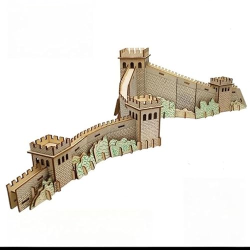 junweideyi 3D-Holzpuzzles für Erwachsene und Kinder zum Bauen – Ingenieur-DIY-Holzmodelle für Erwachsene zum Bauen (tolle Wand) von junweideyi