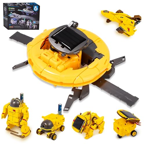 Solar Roboter Spielzeug 6-in-1 Solar Robot Kit DIY Bauspielzeug Experimente Spielzeug, Geburtstagsgeschenke, 8, 9, 10, 11, 12, 13, 14 Jahre Kinder Solar Roboter Spielzeug 6-in-1 Solar Robot Kit DIY Bauspielzeug Experimente Spielzeug, Geburtstagsgeschenke, 8, 9, 10, 11, 12, 13, 14 Jahre Kinder von jutyum