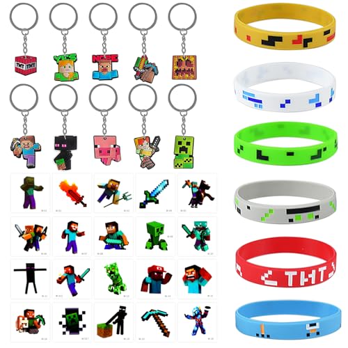 Minecrafts Schlüsselanhänger,Kinder Schlüsselanhänger,Minecrafts Sticker,36 Stück Mini Minecrafts Mitgebsel Set,Kindergeburtstag Gastgeschenke Decor Set Geburtstagsgeschenkfüller für Junge und Mädchen Minecrafts Schlüsselanhänger,Kinder Schlüsselanhänger,Minecrafts Sticker,36 Stück Mini Minecrafts Mitgebsel Set,Kindergeburtstag Gastgeschenke Decor Set Geburtstagsgeschenkfüller für Junge und Mädchen von juyishwu