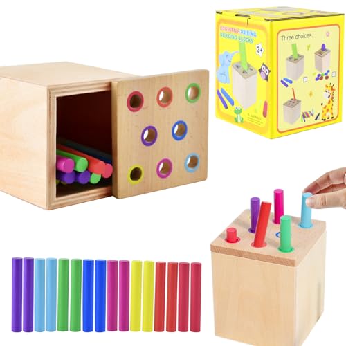 juyishwu Kinder Montessori Spielzeug Holz Farbe Form Sortierspielzeug, Geeignet für Kinder Von 12 Bis 36 Monaten PäDagogisches Lernen Sinnesspiel,Montessori Spielzeug,Steckspiel Holz juyishwu Kinder Montessori Spielzeug Holz Farbe Form Sortierspielzeug, Geeignet für Kinder Von 12 Bis 36 Monaten PäDagogisches Lernen Sinnesspiel,Montessori Spielzeug,Steckspiel Holz von juyishwu