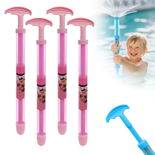 Feuerwerks Wasserpistole Spielzeug, 2025 Neu WassersprüHspielzeug, Romantische Feuerwerk Water Squirter Wasserspielzeug Kinder Outdoor Spielzeug fü Pool Party (4, Pink) von kailisi