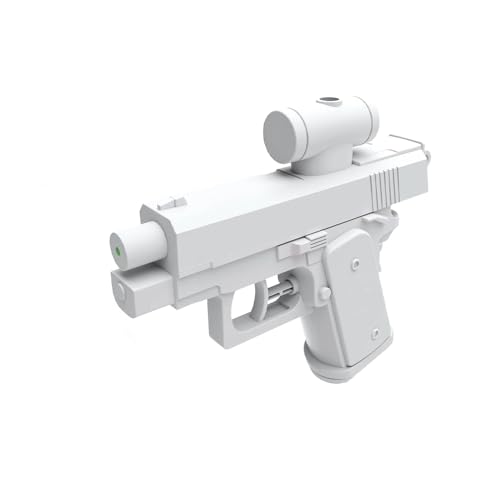 Prank Water Gun, 2025 Neu Zwanghafte Zweiwege Wasserpistole Umgekehrte Wasserpistolen Sprühen Von Vorne Und Hinten, Lustige Wasserpistole für Erwachsene und Kinder (1, Weiß) von kailisi