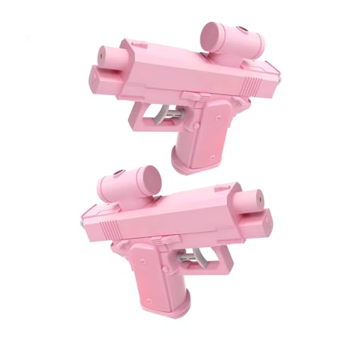 Prank Water Gun, 2025 Neu Zwanghafte Zweiwege Wasserpistole Umgekehrte Wasserpistolen Sprühen Von Vorne Und Hinten, Lustige Wasserpistole für Erwachsene und Kinder (2, Pink) von kailisi