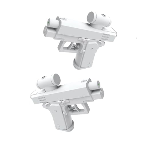 Prank Water Gun, 2025 Neu Zwanghafte Zweiwege Wasserpistole Umgekehrte Wasserpistolen Sprühen Von Vorne Und Hinten, Lustige Wasserpistole für Erwachsene und Kinder (2, Weiß) von kailisi