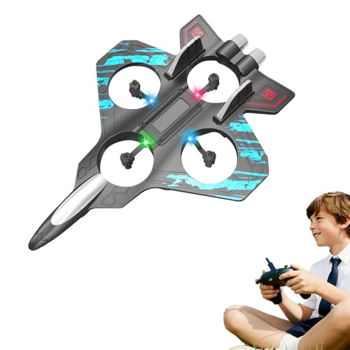 kailisi RC Flugzeuge Flugzeug Jet mit Licht, 2025 Neu Ferngesteuertes Flugzeug, Modellflugzeug Ferngesteuert Vertikal Startendes Schaumflugzeug mit Anti Sturz und 360°-Stunt für Anfänger (Blau) von kailisi