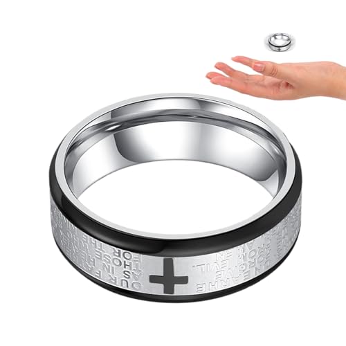 Professionelle Magische Zaubertricks,Metallische Schwebende Spielzeuge,Schwebe Trick Metallische Schweberinge Spielzeug,für Reisen Karneval Bühne Kinder Erwachsene Straßenperformance Partyzubehör von kaiop