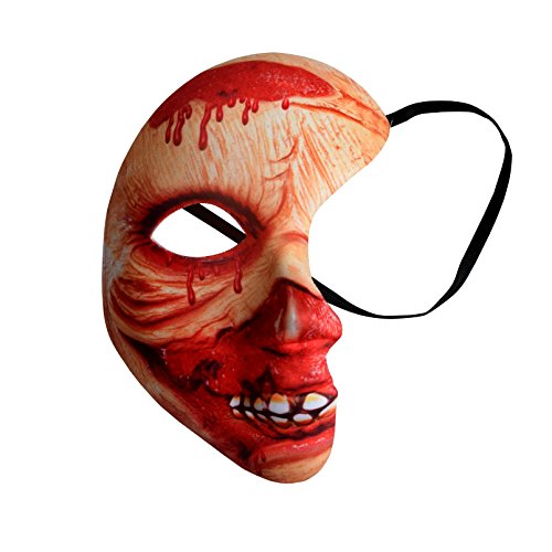 kaiser24 Halloween Maske mit Stoff überzogen (Halbmaske (blutig)) von kaiser24