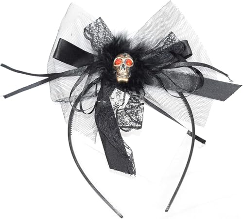Hexenhut Halloween Kostüme Hexe Verkleidung Zubehör Karneval Fasching Zauberin (Haarreif mit Schleife) von kaiser24