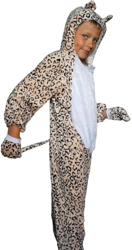 Leopard 3D Karneval Kinder Kostüm Göße 104 von kaiser24