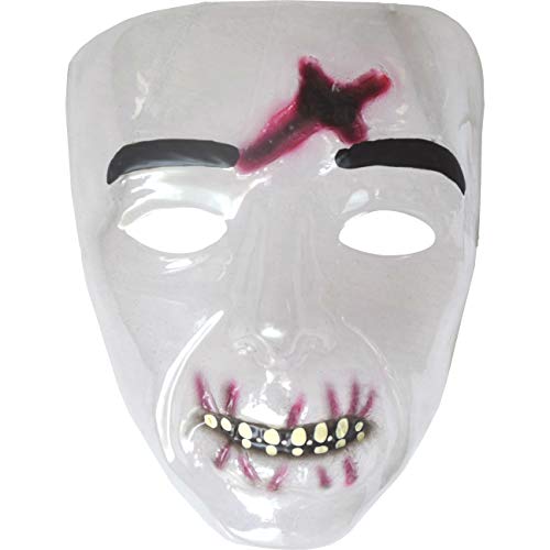 kaiser24 Maske Halloween Karneval (Transparente Maske (Zähne)) von kaiser24