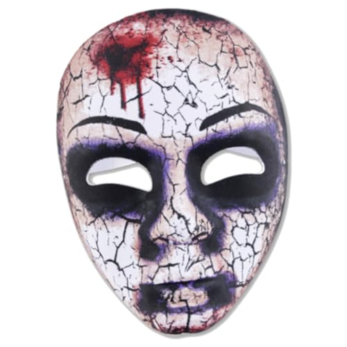 kaiser24 Zombie Maske Stoff Tod Dämon Grusel Horror Untoter Halloween Karneval Zubehör von kaiser24