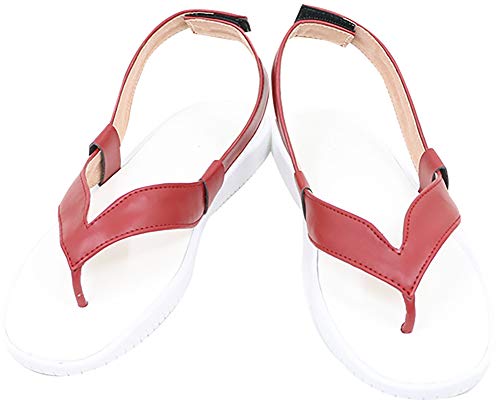 EKaishG Cosplay Stiefel Stiefel Schuhe Schuh compatible with Kimetsu No Yaiba Kamado Tanjirou flat EKaishG Cosplay Stiefel Stiefel Schuhe Schuh compatible with Kimetsu No Yaiba Kamado Tanjirou flat von kaishcos