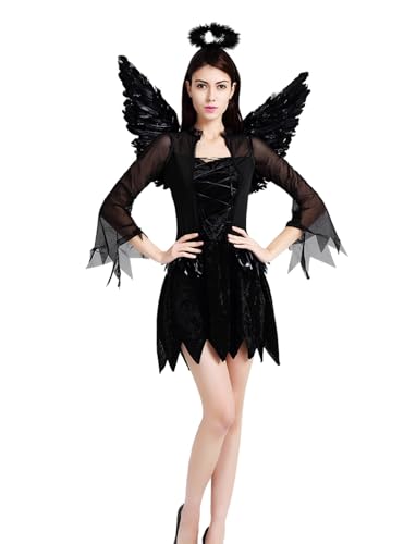 kaishcos Halloween Party Kostüm for Women – Vampire Witch, Zombie Ghost Bride, Masquerade Dress black 001 kaishcos Halloween Party Kostüm for Women – Vampire Witch, Zombie Ghost Bride, Masquerade Dress black 001 von kaishcos