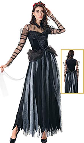 kaishcos Halloween Party Kostüm for Women – Vampire Witch, Zombie Ghost Bride, Masquerade Dress black 013 kaishcos Halloween Party Kostüm for Women – Vampire Witch, Zombie Ghost Bride, Masquerade Dress black 013 von kaishcos