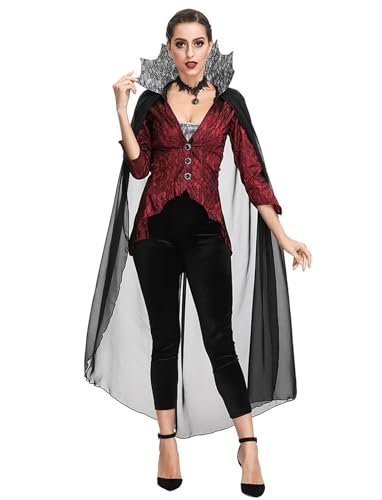kaishcos Halloween Party Kostüm for Women – Vampire Witch, Zombie Ghost Bride, Masquerade Dress black red 006 kaishcos Halloween Party Kostüm for Women – Vampire Witch, Zombie Ghost Bride, Masquerade Dress black red 006 von kaishcos