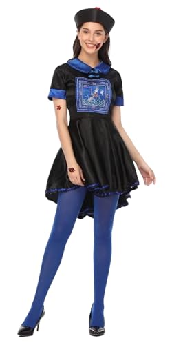 kaishcos Halloween Party Kostüm for Women – Vampire Witch, Zombie Ghost Bride, Masquerade Dress blue 001 kaishcos Halloween Party Kostüm for Women – Vampire Witch, Zombie Ghost Bride, Masquerade Dress blue 001 von kaishcos