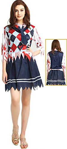 kaishcos Halloween Party Kostüm for Women – Vampire Witch, Zombie Ghost Bride, Masquerade Dress blue red kaishcos Halloween Party Kostüm for Women – Vampire Witch, Zombie Ghost Bride, Masquerade Dress blue red von kaishcos