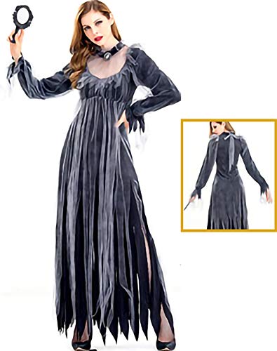 kaishcos Halloween Party Kostüm for Women – Vampire Witch, Zombie Ghost Bride, Masquerade Dress gray 001 kaishcos Halloween Party Kostüm for Women – Vampire Witch, Zombie Ghost Bride, Masquerade Dress gray 001 von kaishcos