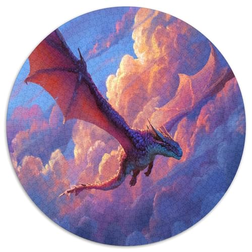 1000pcs (67.5x67.5cm) Puzzles,für Erwachsene Und Teenager Flying Drache,Schöner Himmel von kaiyun