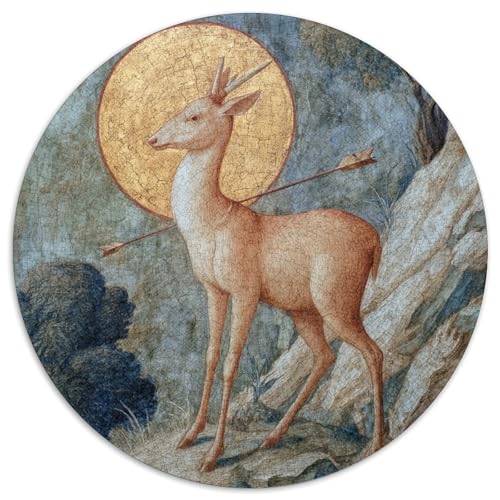 1000pcs (67.5x67.5cm) Puzzles,für Erwachsene Und Teenager Hirsch, von kaiyun