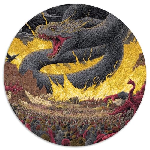 1000pcs (67.5x67.5cm) Puzzles,für Erwachsene Und Teenager Riesige Klapperschlange,Verrückte Stimmung von kaiyun