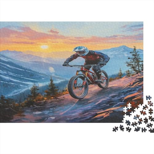 1000pcs (75x50cm) Puzzles,für Erwachsene Und Teenager Bergbike,Steep Berg Road von kaiyun