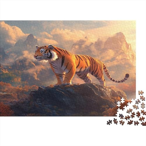 1000pcs (75x50cm) Puzzles,für Erwachsene Und Teenager Cartoon-Tiger,Gebirgskette von kaiyun