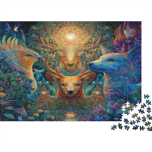 1000pcs (75x50cm) Puzzles,für Erwachsene Und Teenager Der Waldgeist ist voller Liebe und Harmonie, von kaiyun
