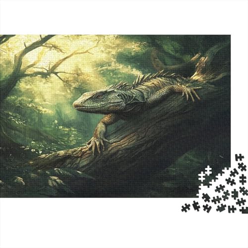 1000pcs (75x50cm) Puzzles,für Erwachsene Und Teenager Eidechse,Wald von kaiyun