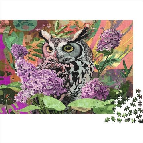 1000pcs (75x50cm) Puzzles,für Erwachsene Und Teenager Eule,Pop-Art von kaiyun