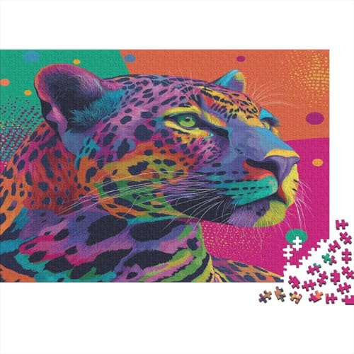 1000pcs (75x50cm) Puzzles,für Erwachsene Und Teenager Leoparden sind farbenfroh, von kaiyun