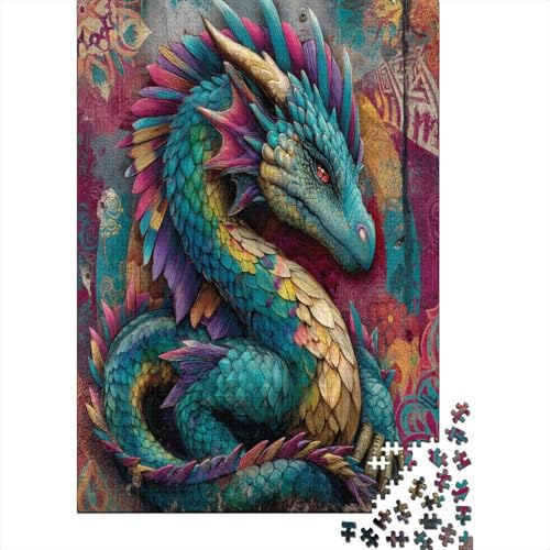 38x26cm/1000pcsPuzzles,für Erwachsene Und Teenager Abstrakter Stammesdrache, 38x26cm/1000pcsPuzzles,für Erwachsene Und Teenager Abstrakter Stammesdrache, von kaiyun