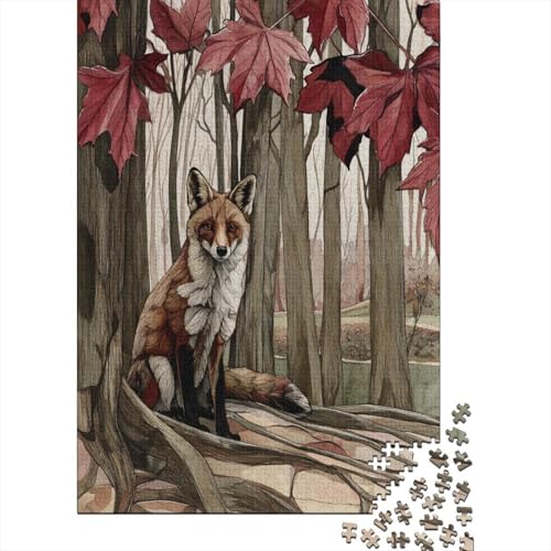 38x26cm/1000pcsPuzzles,für Erwachsene Und Teenager Herbstwald,Fuchs 38x26cm/1000pcsPuzzles,für Erwachsene Und Teenager Herbstwald,Fuchs von kaiyun