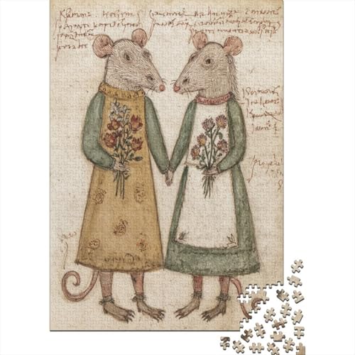 38x26cm/1000pcsPuzzles,für Erwachsene Und Teenager Herr und Frau Maus, 38x26cm/1000pcsPuzzles,für Erwachsene Und Teenager Herr und Frau Maus, von kaiyun