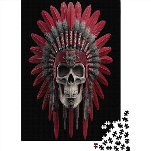3D Red Indianer Totenkopf Puzzle 1000 Teile Für Erwachsene, Lernspiele, Heimdekoration38x26cm/1000pcs 3D Red Indianer Totenkopf Puzzle 1000 Teile Für Erwachsene, Lernspiele, Heimdekoration38x26cm/1000pcs von kaiyun